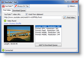 YouTube� Pal in action